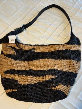 Free People Santorini Straw Tote Bag